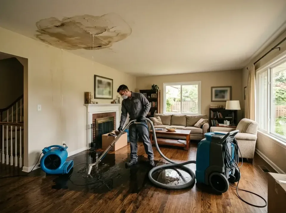 attic-pipe-burst-ceiling-drip-008 — frequently asked questions, Water Damage Restoration & Carpet Care in Milford Mill, MD